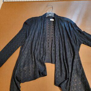 silk 3/4 sleeve cardigan